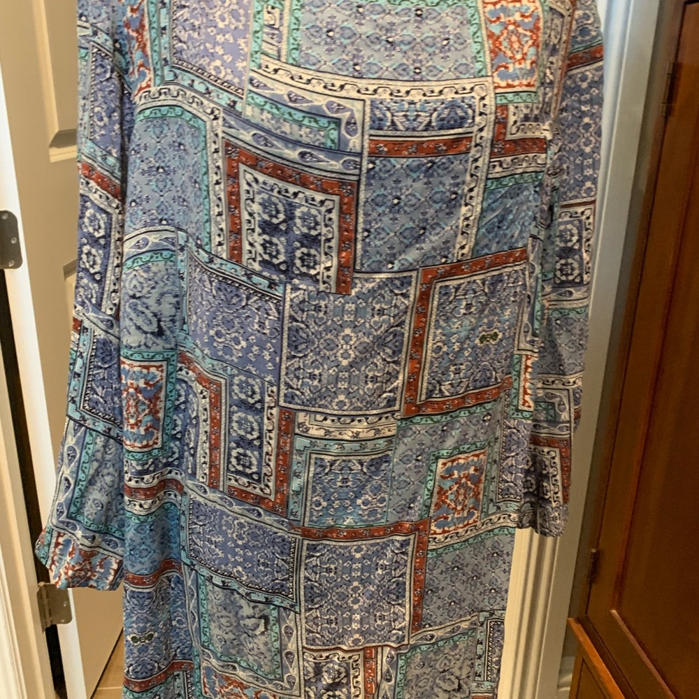 J.Jill Multicolor Patchwork Long Sleeve Tunic NWT - image 5